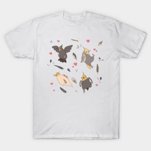 Cockatiel Pattern T-Shirt